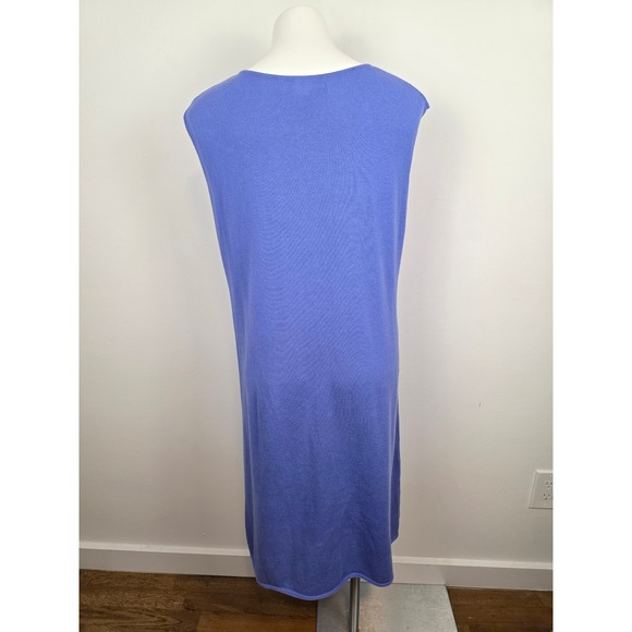 Gudrun Sjoden Lavender Floral Cardigan Sweater Dress Set Size L - Picture 7 of 11